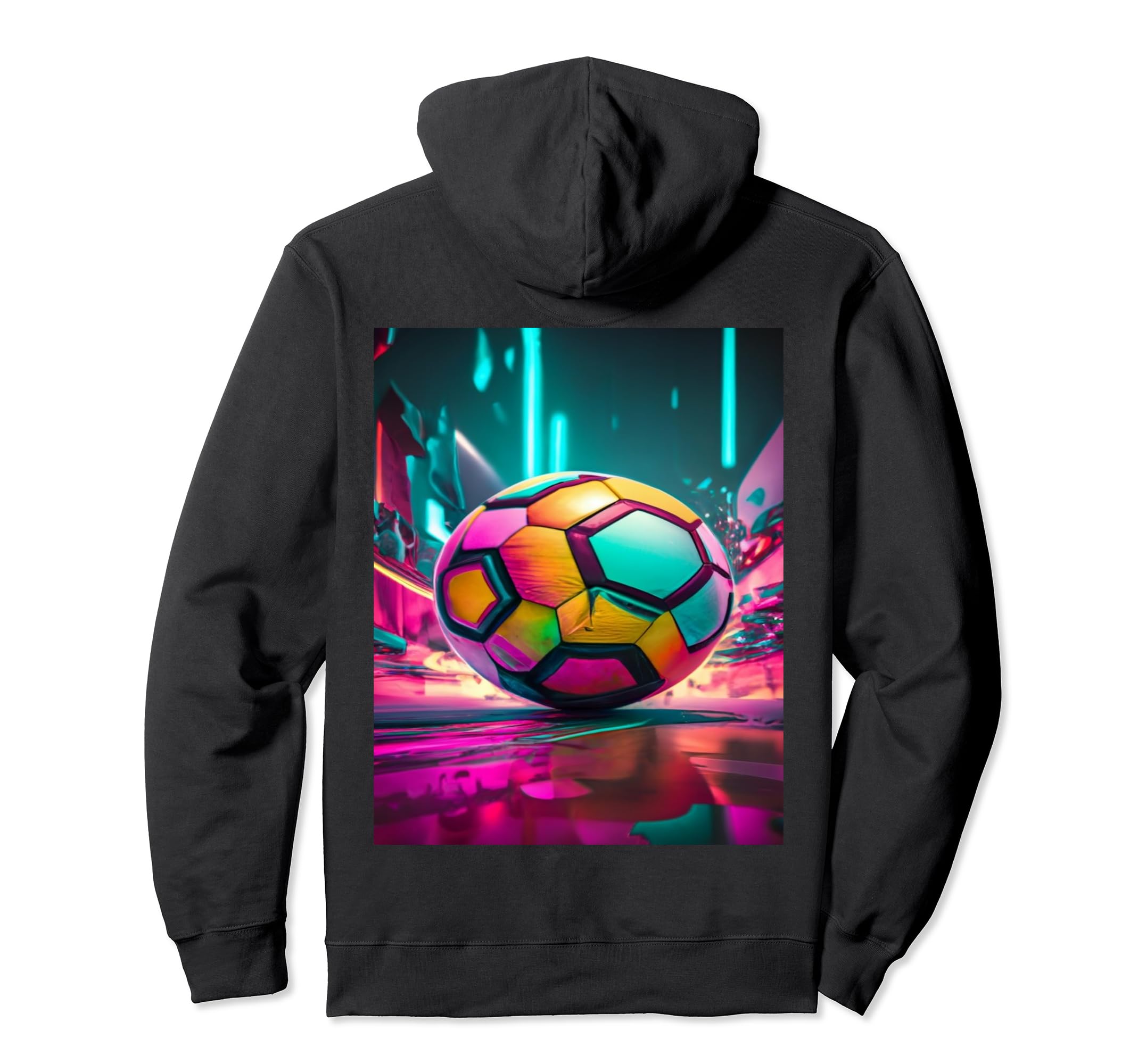 Soccer Ball Soccer Mom Dad Player Hoodie - Streetwear Style Unisex - T-Shirt, Sweatshirt, Hoodie