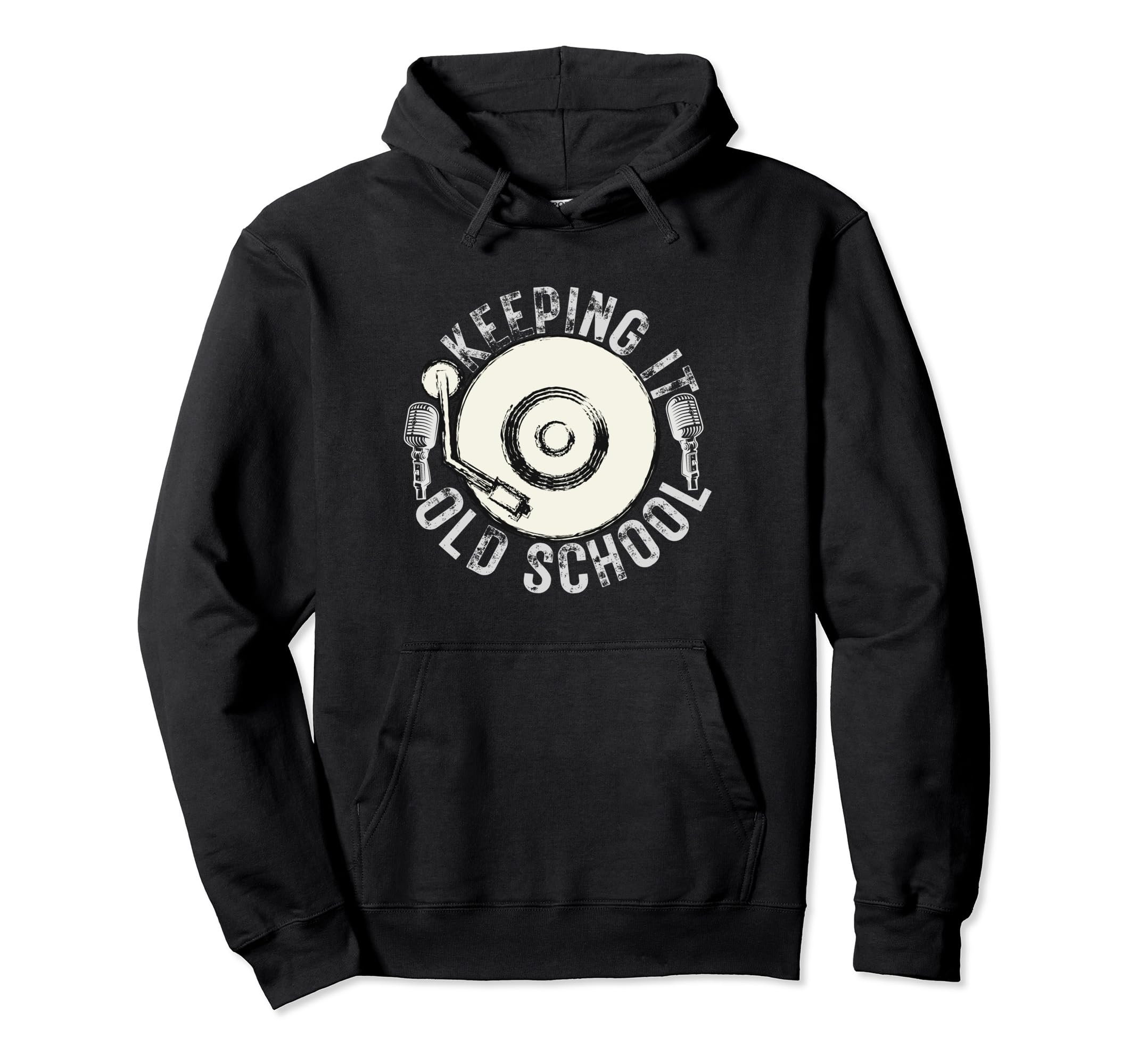 Keeping It Old School Hip Hop 80S 90S Hoodie - Aesthetic Graphic for Adults - T-Shirt, Sweatshirt, Hoodie