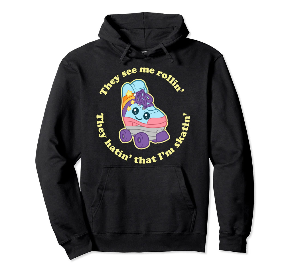 They See Me Rollin They Hatin Hoodie - Casual Everyday Wear for Adults - T-Shirt, Sweatshirt, Hoodie