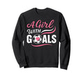 Soccer Player Goals Game Day Sweatshirt - Graphic Print Men Women - T-Shirt, Sweatshirt, Hoodie
