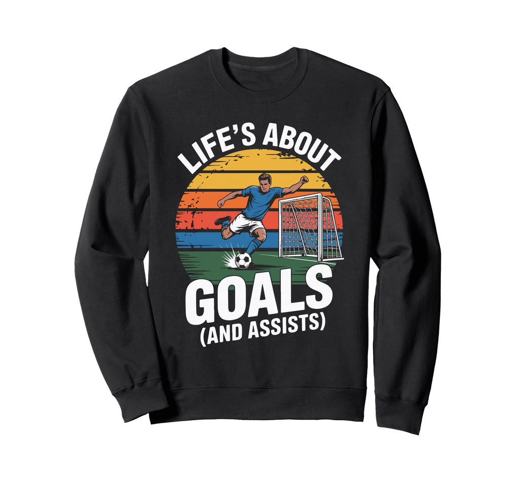 Funny Soccer Comedy Art Sweatshirt - Novelty Apparel for Adults - T-Shirt, Sweatshirt, Hoodie
