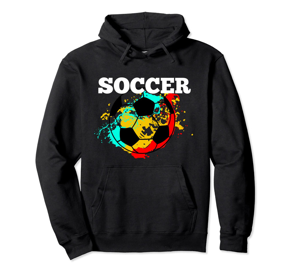 Soccer Player Coach Colorful Hoodie - Casual Everyday Wear for Adults - T-Shirt, Sweatshirt, Hoodie