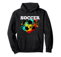 Soccer Player Coach Colorful Hoodie - Casual Everyday Wear for Adults - T-Shirt, Sweatshirt, Hoodie