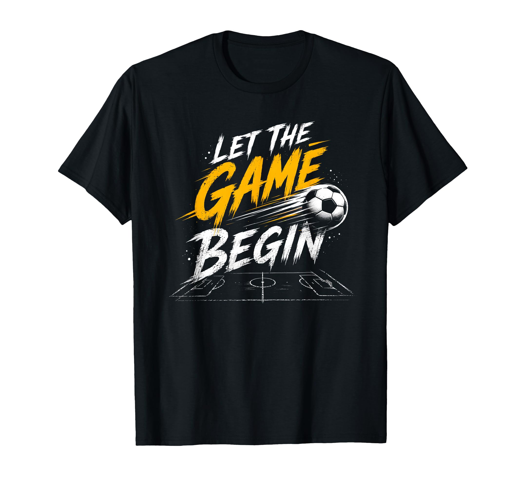 Let Game Begin Football Lover T-Shirt - Minimalist Print for Adults - T-Shirt, Sweatshirt, Hoodie