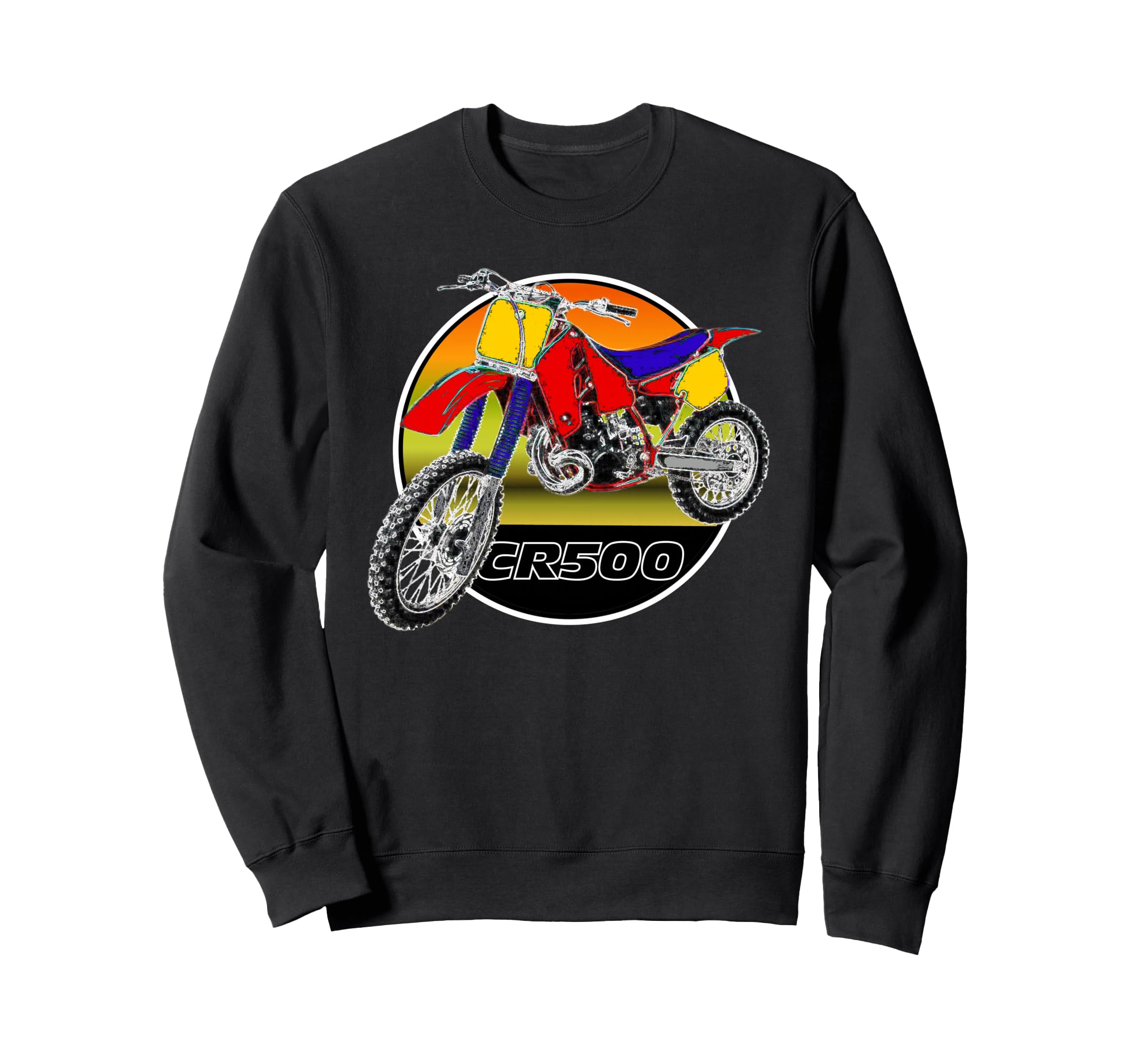 Dirt Bike Motocross Motorcycle Cr Sweatshirt - Trendy Graphic for Adults - T-Shirt, Sweatshirt, Hoodie