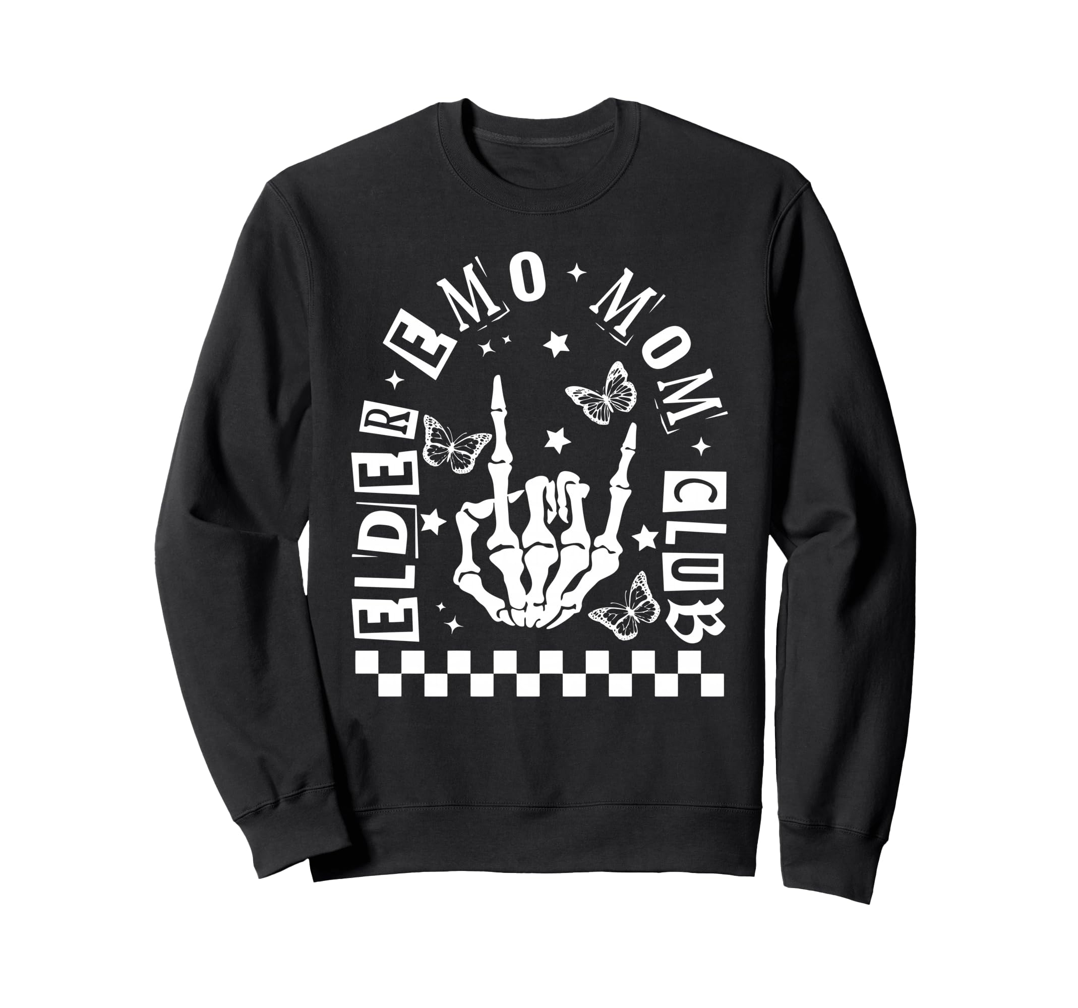 Elder Emo Mom Club Alternative Mom Sweatshirt - Graphic Print Unisex - T-Shirt, Sweatshirt, Hoodie