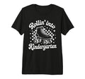 Rollin Into Kindergarten Roller Skate Tri T-Shirt - Graphic Print Unisex - T-Shirt, Sweatshirt, Hoodie