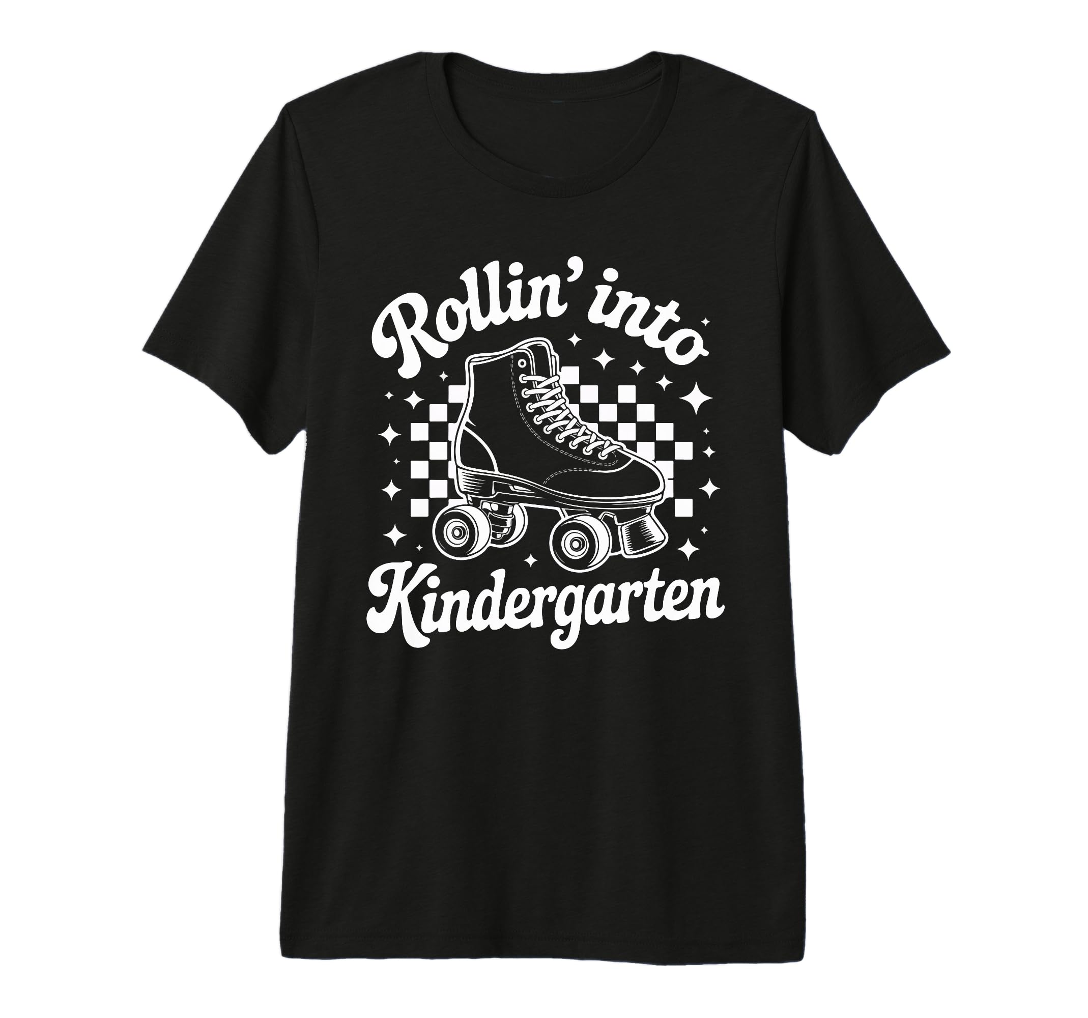 Rollin Into Kindergarten Roller Skate Tri T-Shirt - Graphic Print Unisex - T-Shirt, Sweatshirt, Hoodie