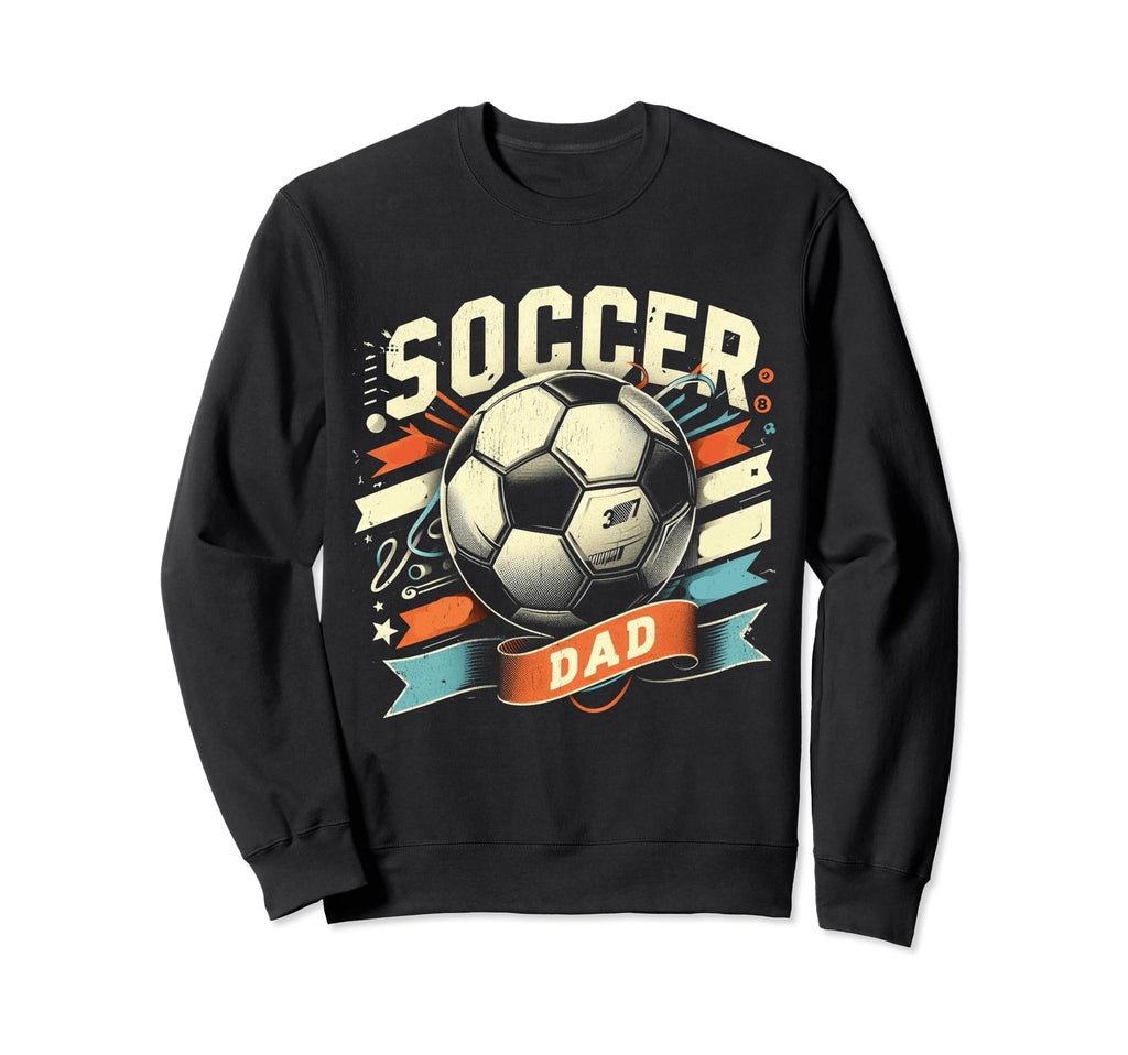 Soccer Dad Family Matching Dad Sweatshirt - Minimalist Print Men Women - T-Shirt, Sweatshirt, Hoodie