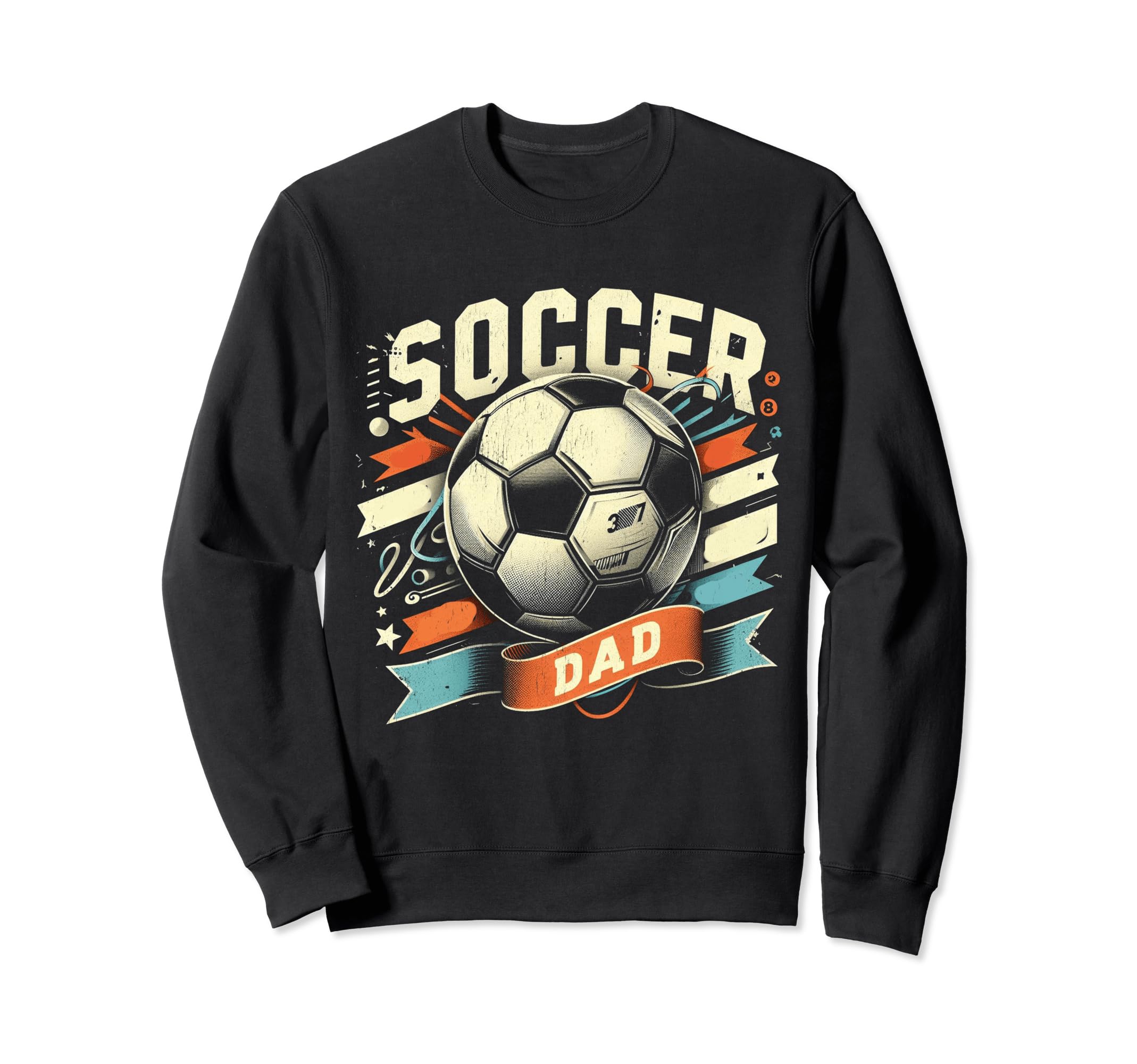 Soccer Dad Family Matching Dad Sweatshirt - Minimalist Print Men Women - T-Shirt, Sweatshirt, Hoodie