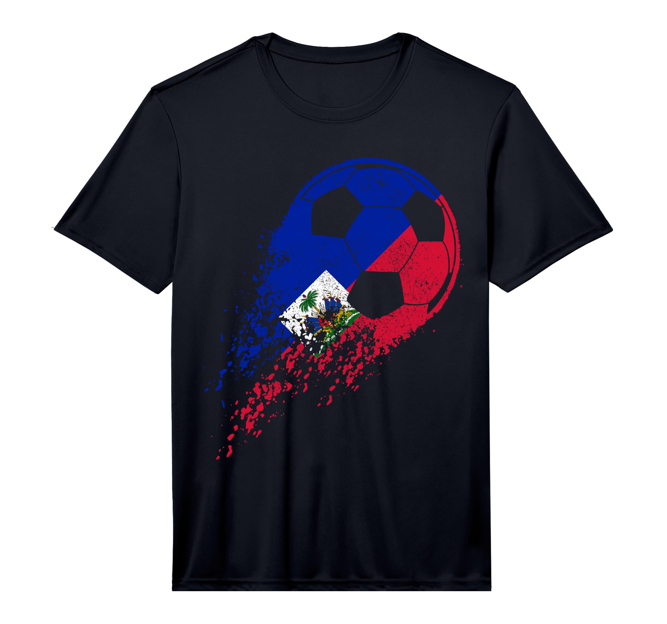 Haiti Soccer Haitian Flag Pride T-Shirt - Casual Everyday Wear Unisex - T-Shirt, Sweatshirt, Hoodie