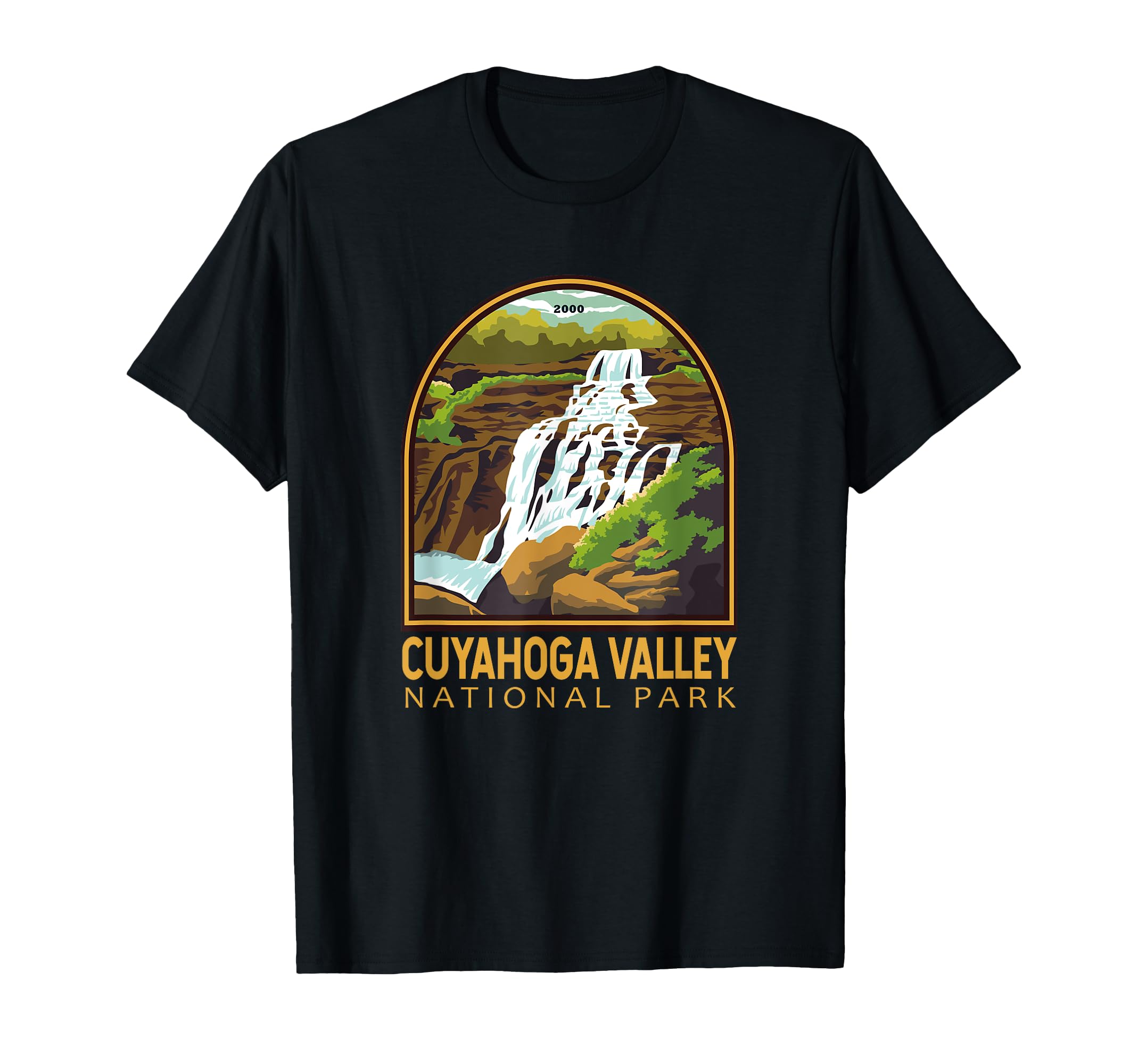 Cuyahoga Valley National Park Emblem T-Shirt - Custom Art Print Unisex - T-Shirt, Sweatshirt, Hoodie