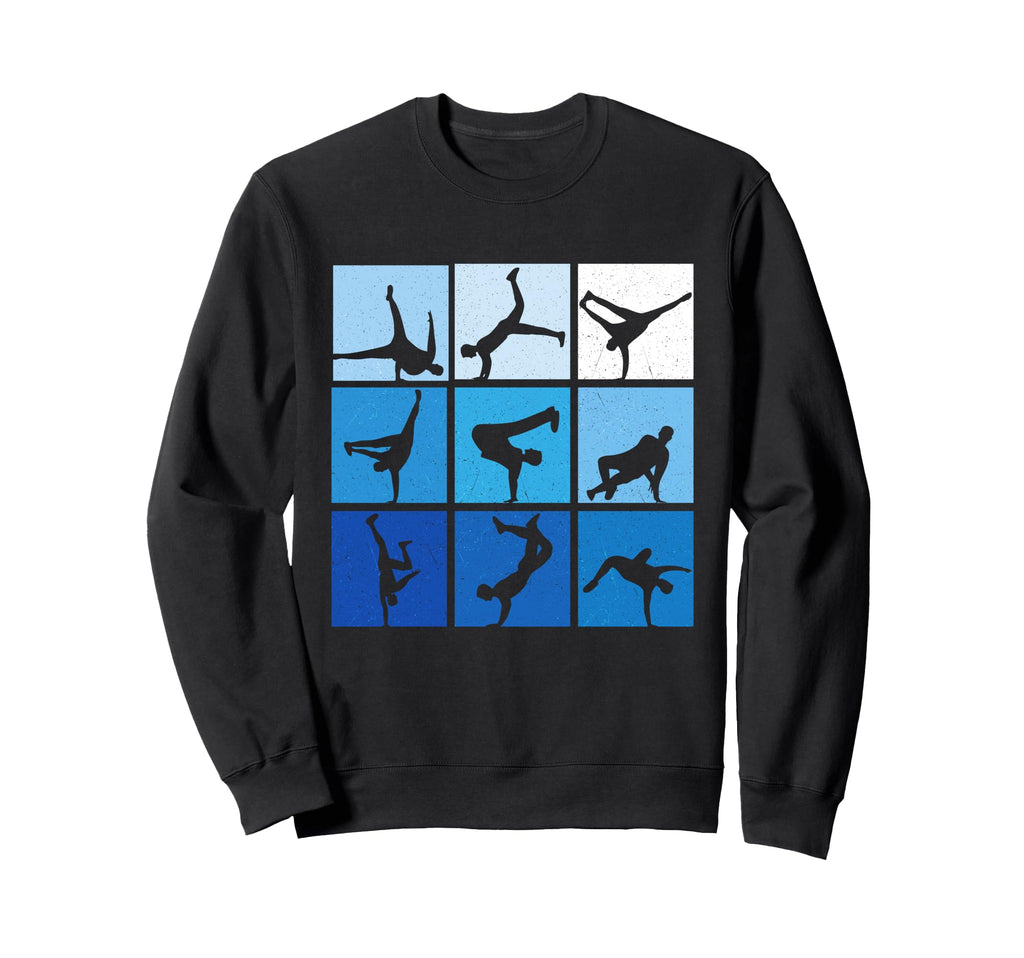 Break Dance Poses 80S 90S Old Sweatshirt - Minimalist Print for Adults - T-Shirt, Sweatshirt, Hoodie