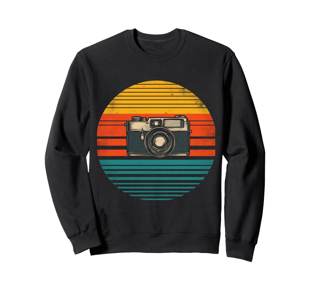 Camera Sweatshirt - Minimalist Print Men Women - T-Shirt, Sweatshirt, Hoodie