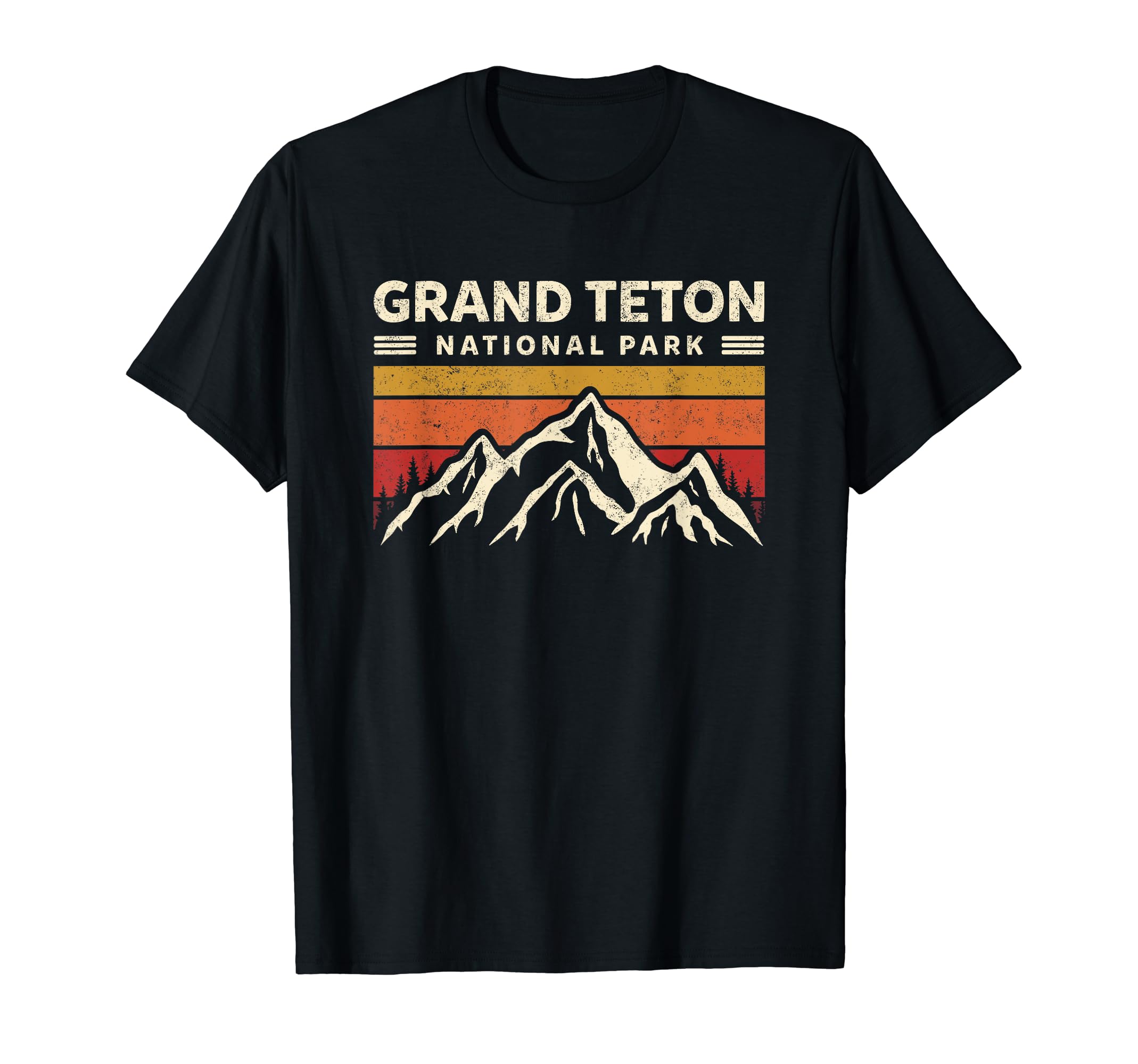 Grand Teton National Park Wyoming Womens T-Shirt - Minimalist Print Unisex - T-Shirt, Sweatshirt, Hoodie