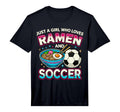 Just Who Loves Ramen And Soccer T-Shirt - Streetwear Style Unisex - T-Shirt, Sweatshirt, Hoodie