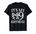 Its My Nine 9Th Birthday Soccer Bday T-Shirt - Novelty Apparel for Adults - T-Shirt, Sweatshirt, Hoodie