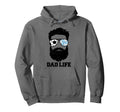 Soccer Volleyball Dad Messy Hair Beard Hoodie - Custom Art Print Men Women - T-Shirt, Sweatshirt, Hoodie
