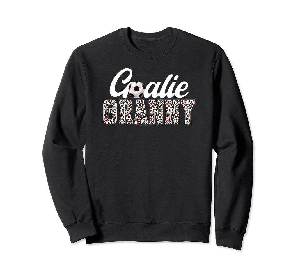 Soccer Goalie Granny Leopard Sweatshirt - Aesthetic Graphic Men Women - T-Shirt, Sweatshirt, Hoodie