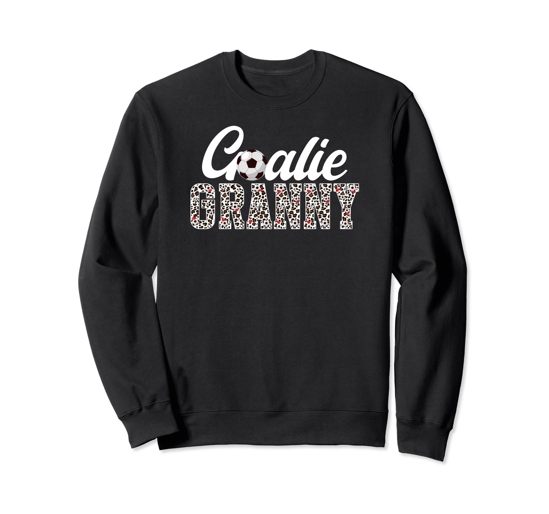 Soccer Goalie Granny Leopard Sweatshirt - Aesthetic Graphic Men Women - T-Shirt, Sweatshirt, Hoodie