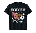 Soccer Mom Heart Leopard Grandma T-Shirt - Aesthetic Graphic Unisex - T-Shirt, Sweatshirt, Hoodie