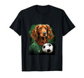 Irish Setter Dog Soccer Irish Setter Dog T-Shirt - Unique Graphic Unisex - T-Shirt, Sweatshirt, Hoodie