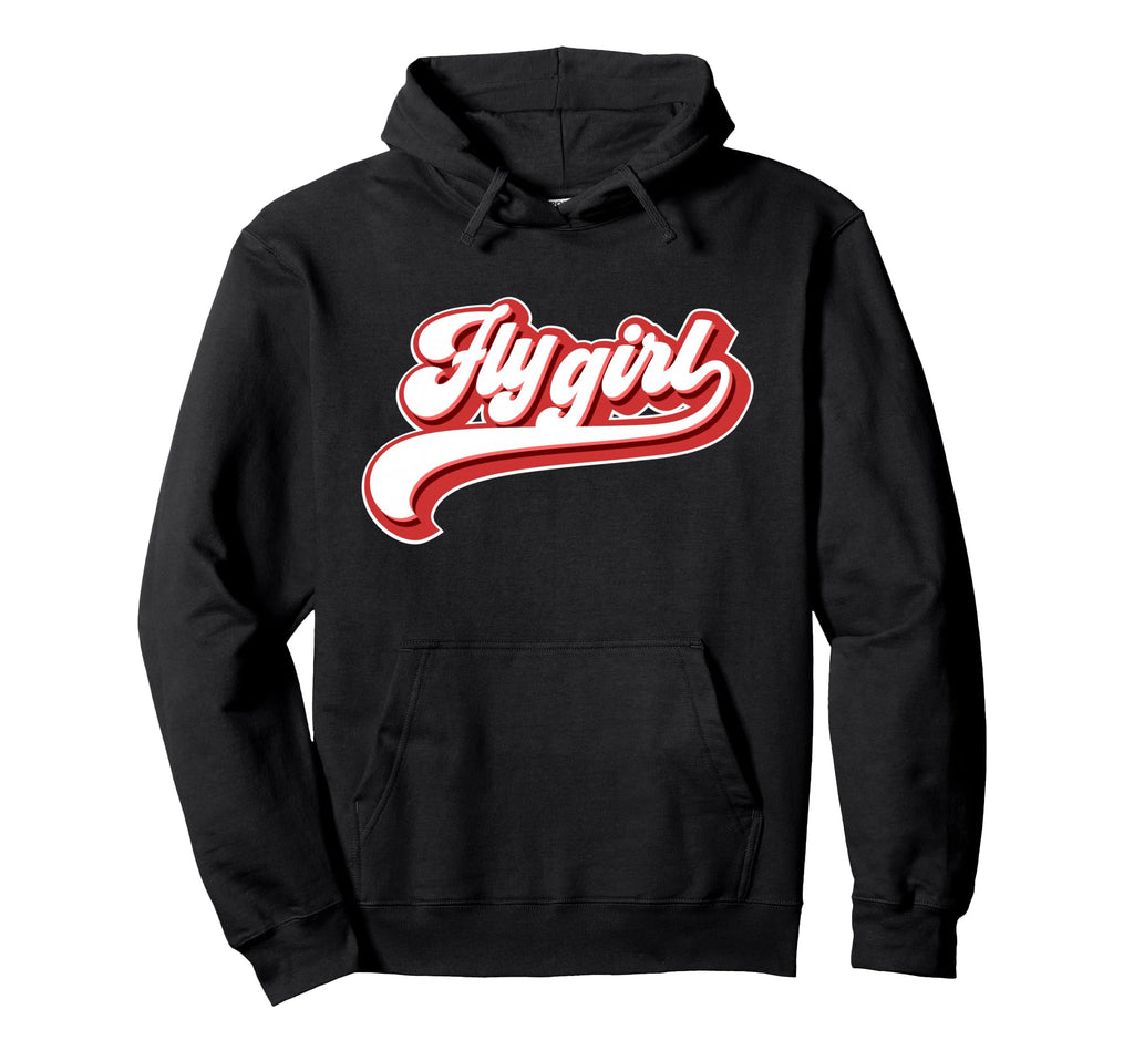 Fly 80S 90S Old School Hip Hop Hoodie - Minimalist Print Unisex - T-Shirt, Sweatshirt, Hoodie