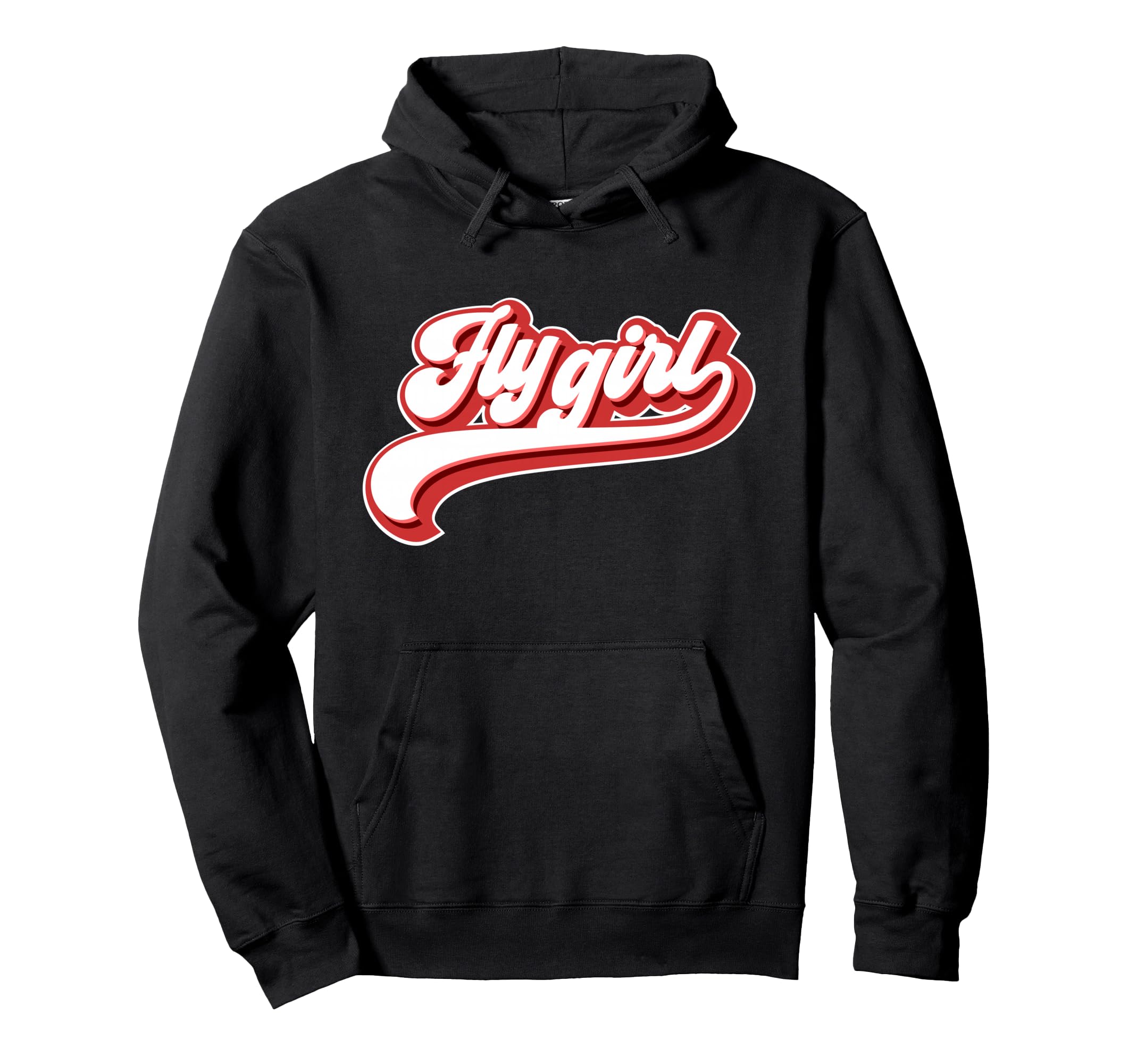 Fly 80S 90S Old School Hip Hop Hoodie - Minimalist Print Unisex - T-Shirt, Sweatshirt, Hoodie