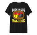 Busy Raising Ballers Softball Hockey T-Shirt - Custom Art Print for Adults - T-Shirt, Sweatshirt, Hoodie