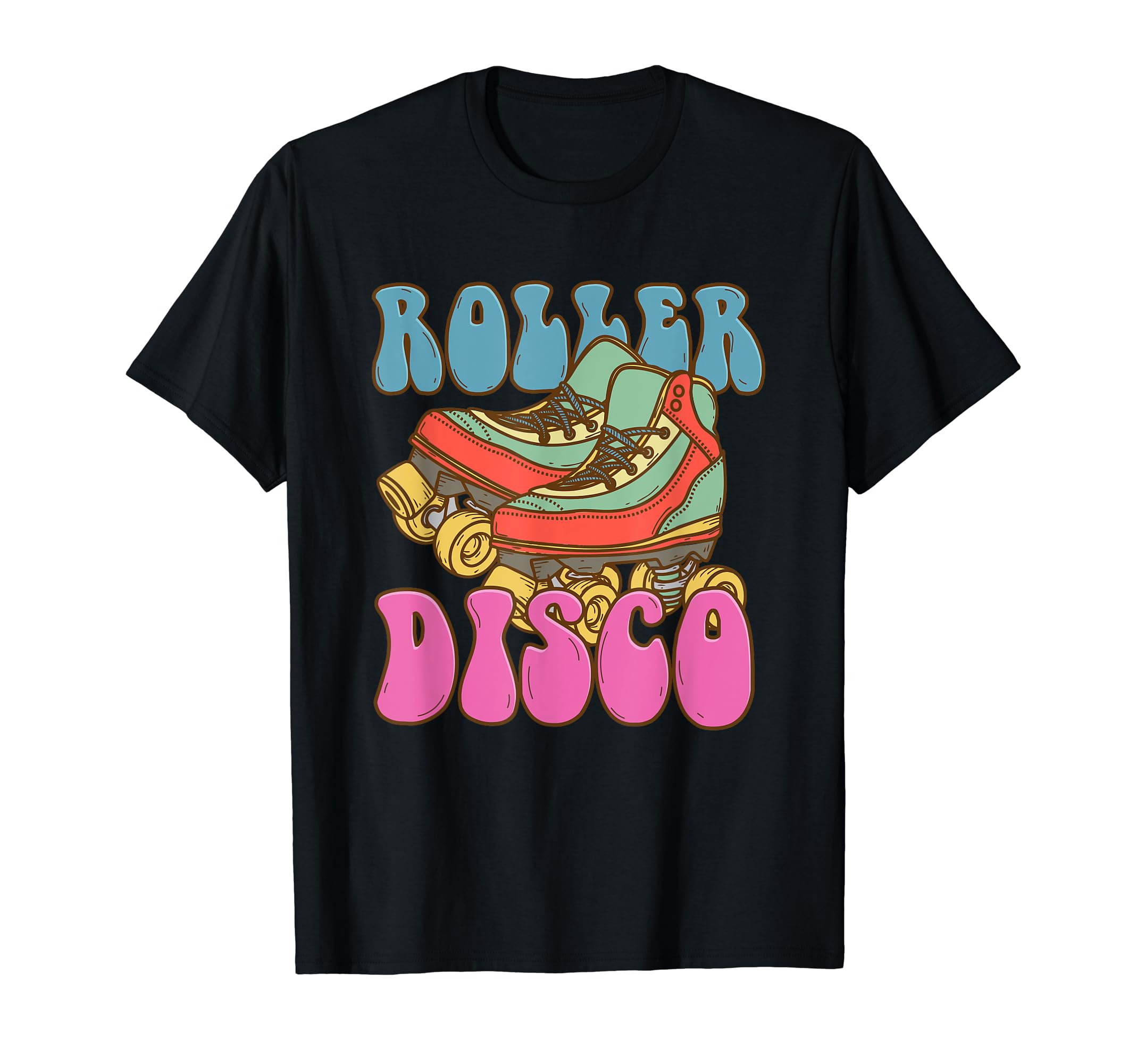 Roller Disco 70S And 80S Skates T-Shirt - Fun Novelty Design for Adults - T-Shirt, Sweatshirt, Hoodie