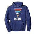 Octane Rocket Soccer Sunset Distressed Hoodie - Aesthetic Graphic Unisex - T-Shirt, Sweatshirt, Hoodie