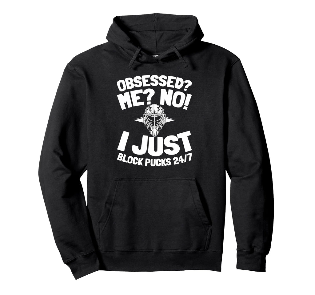 Hockey Goalkeeper Ice Hockey Goalie Hoodie - Minimalist Print Men Women - T-Shirt, Sweatshirt, Hoodie
