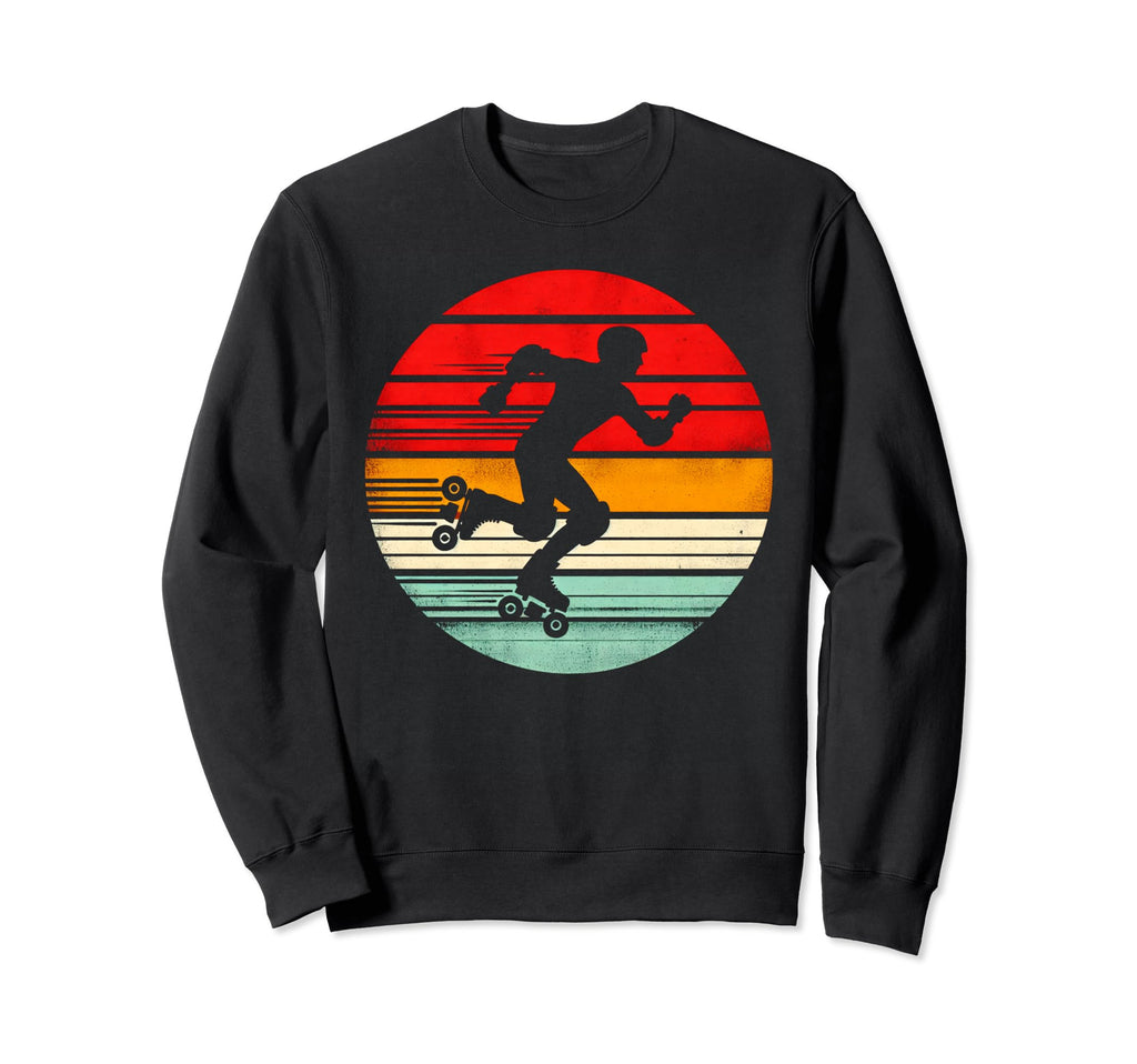 Skater Roller Skating Roller Skate Sweatshirt - Custom Art Print for Adults - T-Shirt, Sweatshirt, Hoodie