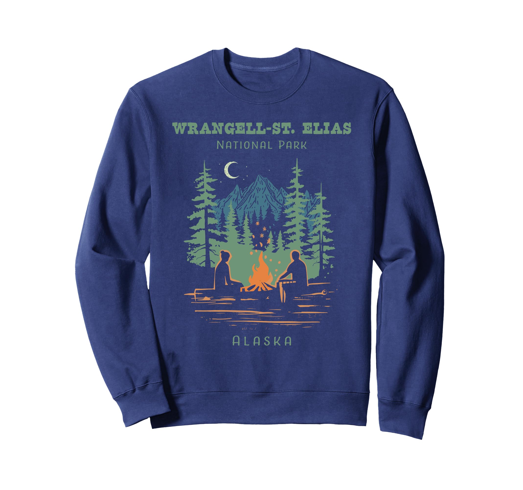 Wrangell St Elias National Park Sweatshirt - Fun Novelty Design Men Women - T-Shirt, Sweatshirt, Hoodie