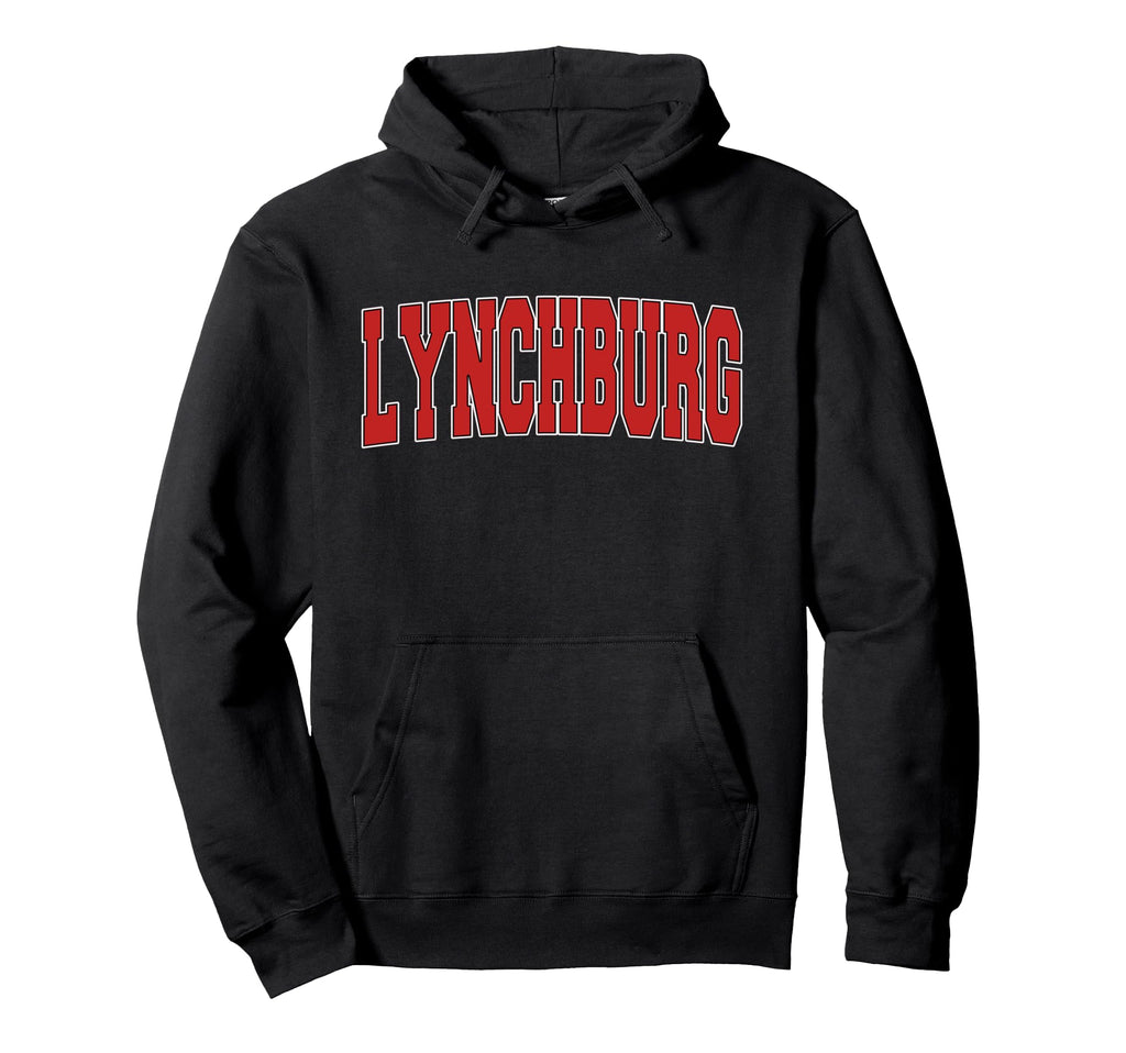 Lynchburg Va Virginia Varsity Usa Hoodie - Aesthetic Graphic Men Women - T-Shirt, Sweatshirt, Hoodie