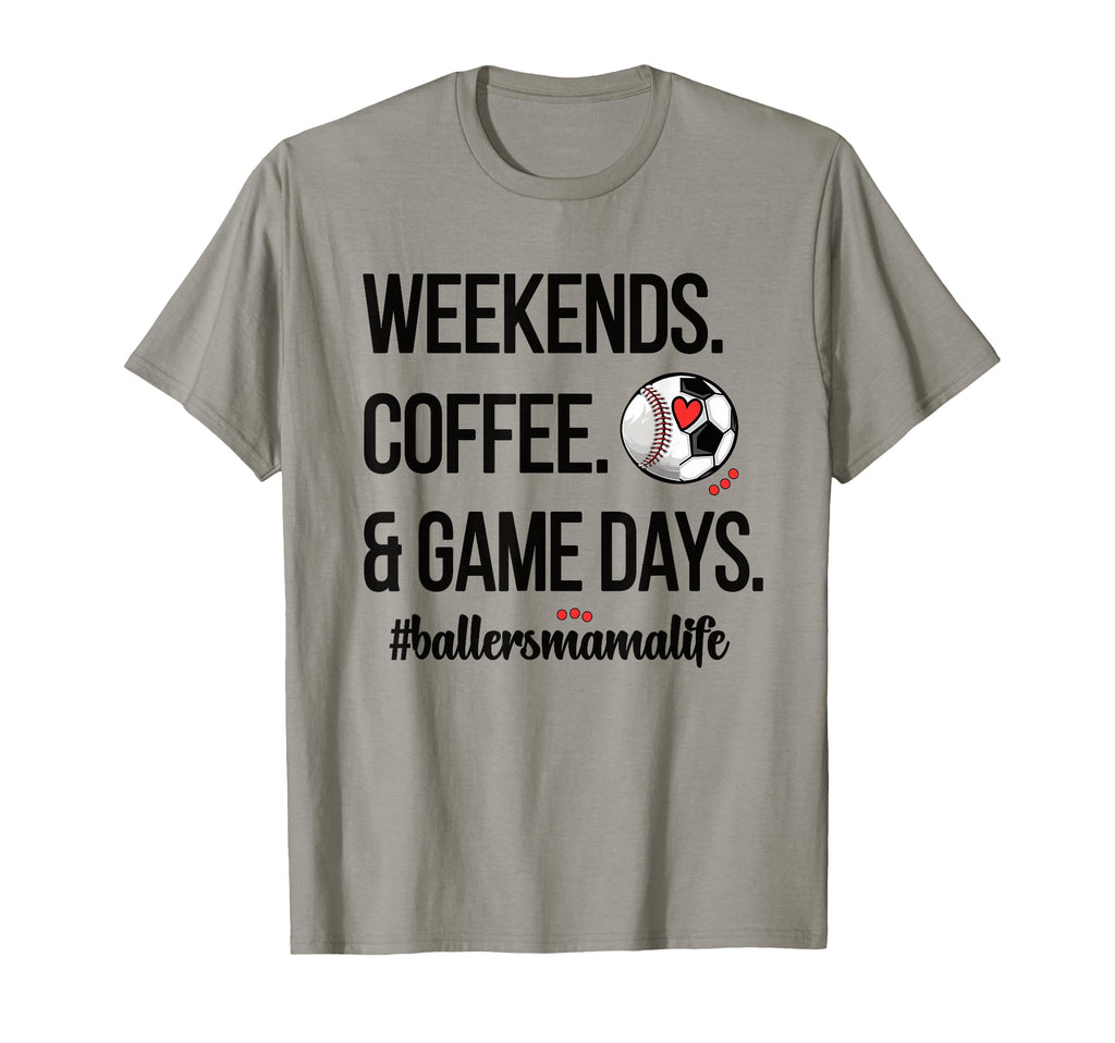 Baseball Soccer Mom Proud Ball Mama Baller T-Shirt - Unique Graphic Unisex - T-Shirt, Sweatshirt, Hoodie