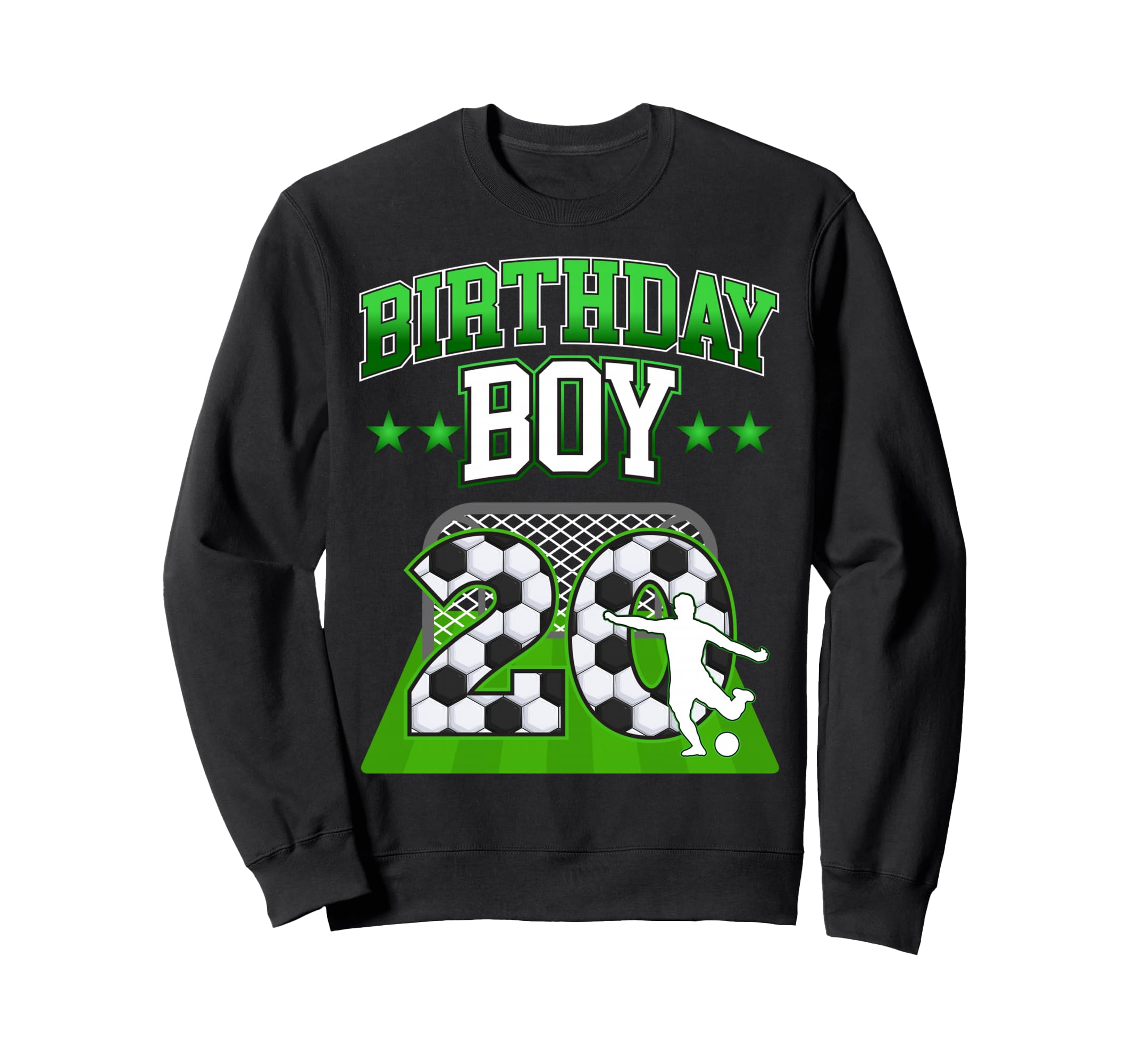 Soccer Themed Birthday Outfit 20 Sweatshirt - Trendy Graphic Men Women - T-Shirt, Sweatshirt, Hoodie