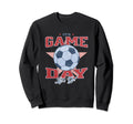 Game Day Soccer Season Tailgate Sweatshirt - Casual Everyday Wear Unisex - T-Shirt, Sweatshirt, Hoodie