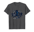 Soccer Is Life Womens Passion T-Shirt - Novelty Apparel for Adults - T-Shirt, Sweatshirt, Hoodie