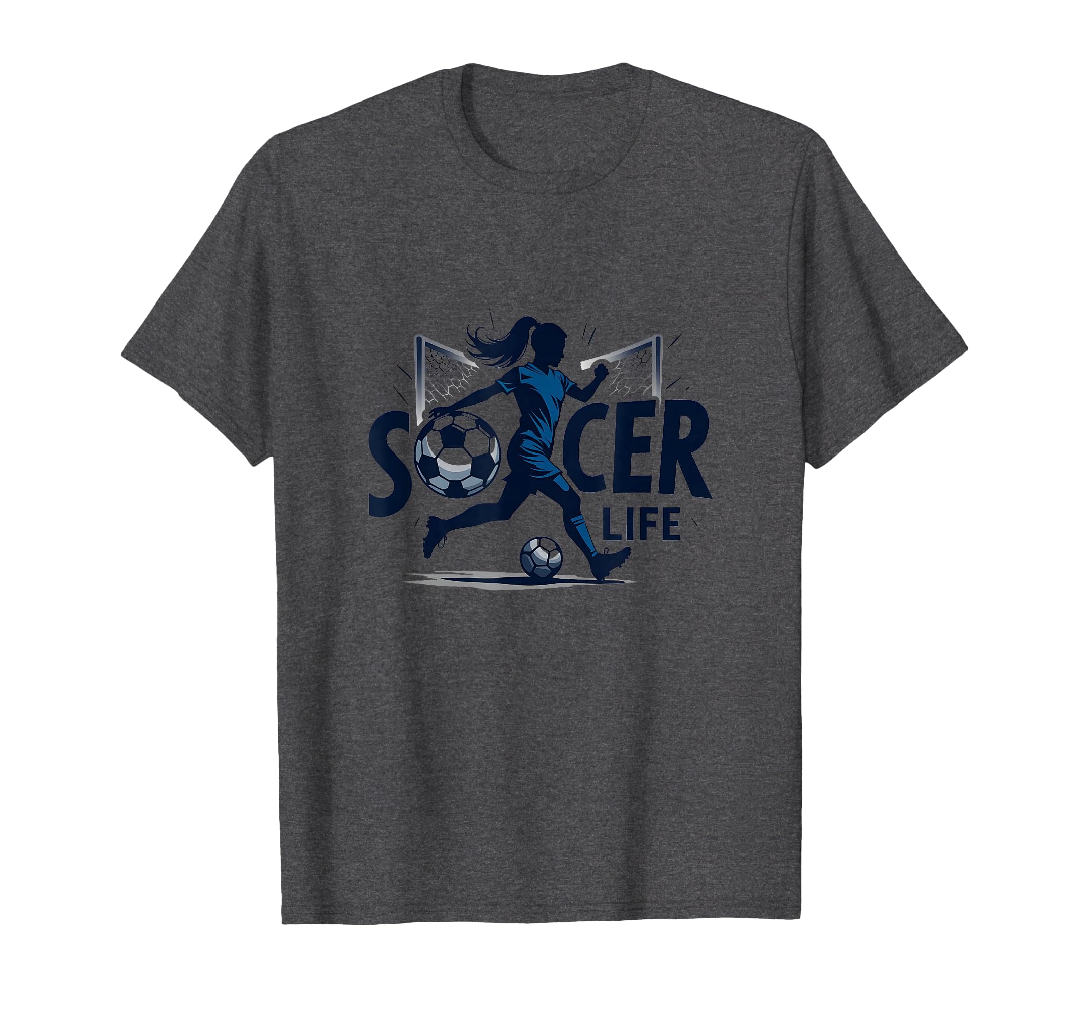 Soccer Is Life Womens Passion T-Shirt - Novelty Apparel for Adults - T-Shirt, Sweatshirt, Hoodie