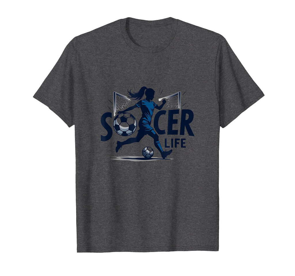 Soccer Is Life Womens Passion T-Shirt - Unique Graphic for Adults - T-Shirt, Sweatshirt, Hoodie