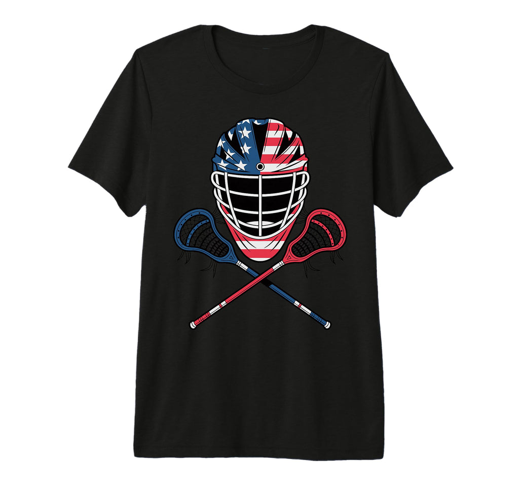Lacrosse Goalie Lax Goalkeeper Tri Blend T-Shirt - Unique Graphic Men Women - T-Shirt, Sweatshirt, Hoodie