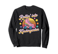 Rollin Into Kindergarten Roller Skate Sweatshirt - Graphic Print for Adults - T-Shirt, Sweatshirt, Hoodie