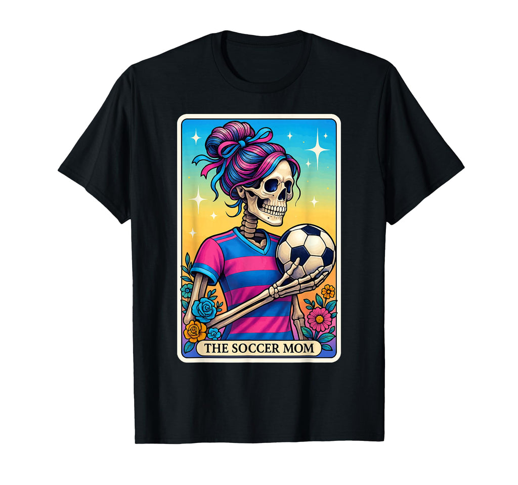 Tarot Card Soccer Mom Mother Funny T-Shirt - Custom Art Print for Adults - T-Shirt, Sweatshirt, Hoodie