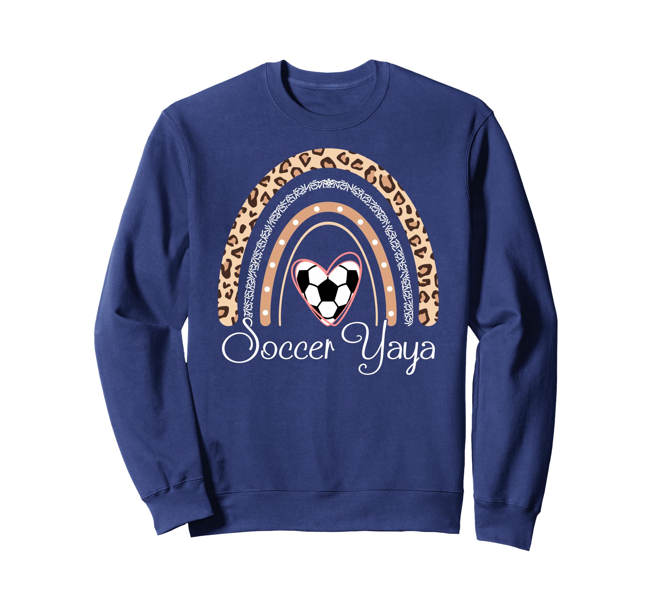 Soccer Yaya Boho Rainbow Funny Sweatshirt - Minimalist Print for Adults - T-Shirt, Sweatshirt, Hoodie