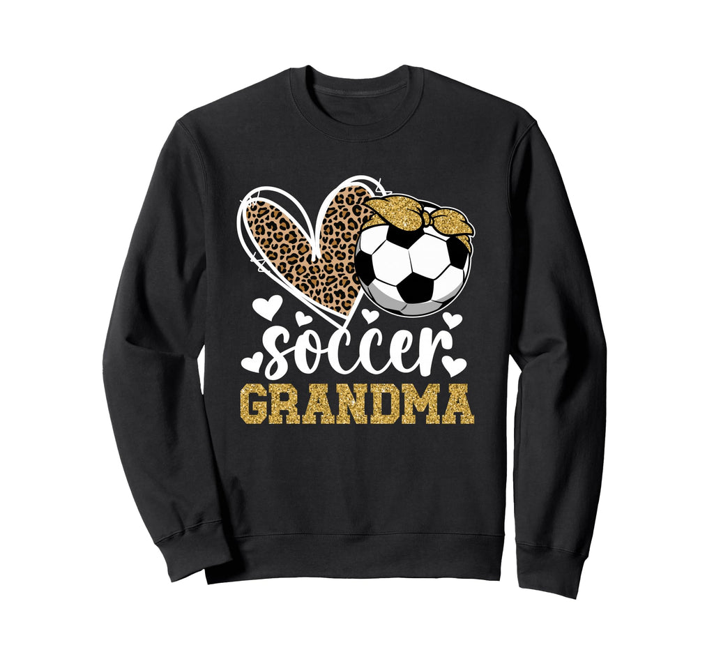 Soccer Grandma Heart Grandma Soccer Sweatshirt - Graphic Print Men Women - T-Shirt, Sweatshirt, Hoodie