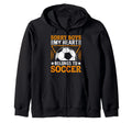 Sorry My Heart Belongs To Soccer Play Sports Hoodie - Unique Graphic Unisex - T-Shirt, Sweatshirt, Hoodie