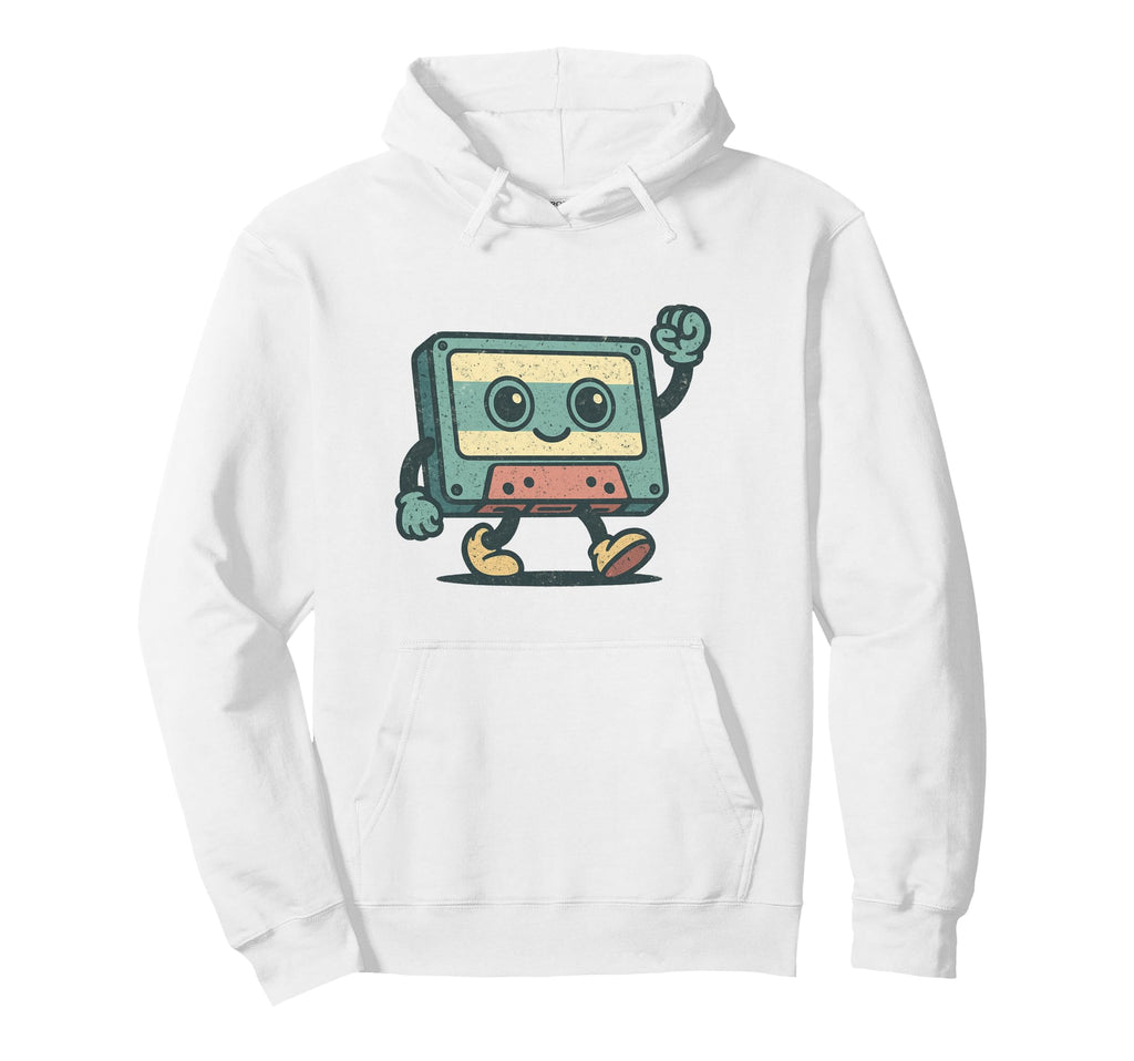Cassette Days Old Tape Hoodie - Minimalist Print for Adults - T-Shirt, Sweatshirt, Hoodie