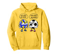 She Loves Me More Volleyball Soccer Hoodie - Graphic Print for Adults - T-Shirt, Sweatshirt, Hoodie