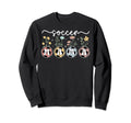 Soccer Mama Flowers Soccer Mom Sweatshirt - Streetwear Style Men Women - T-Shirt, Sweatshirt, Hoodie